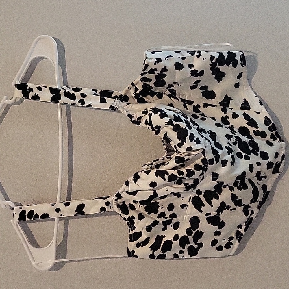 Cow Print Corset Top